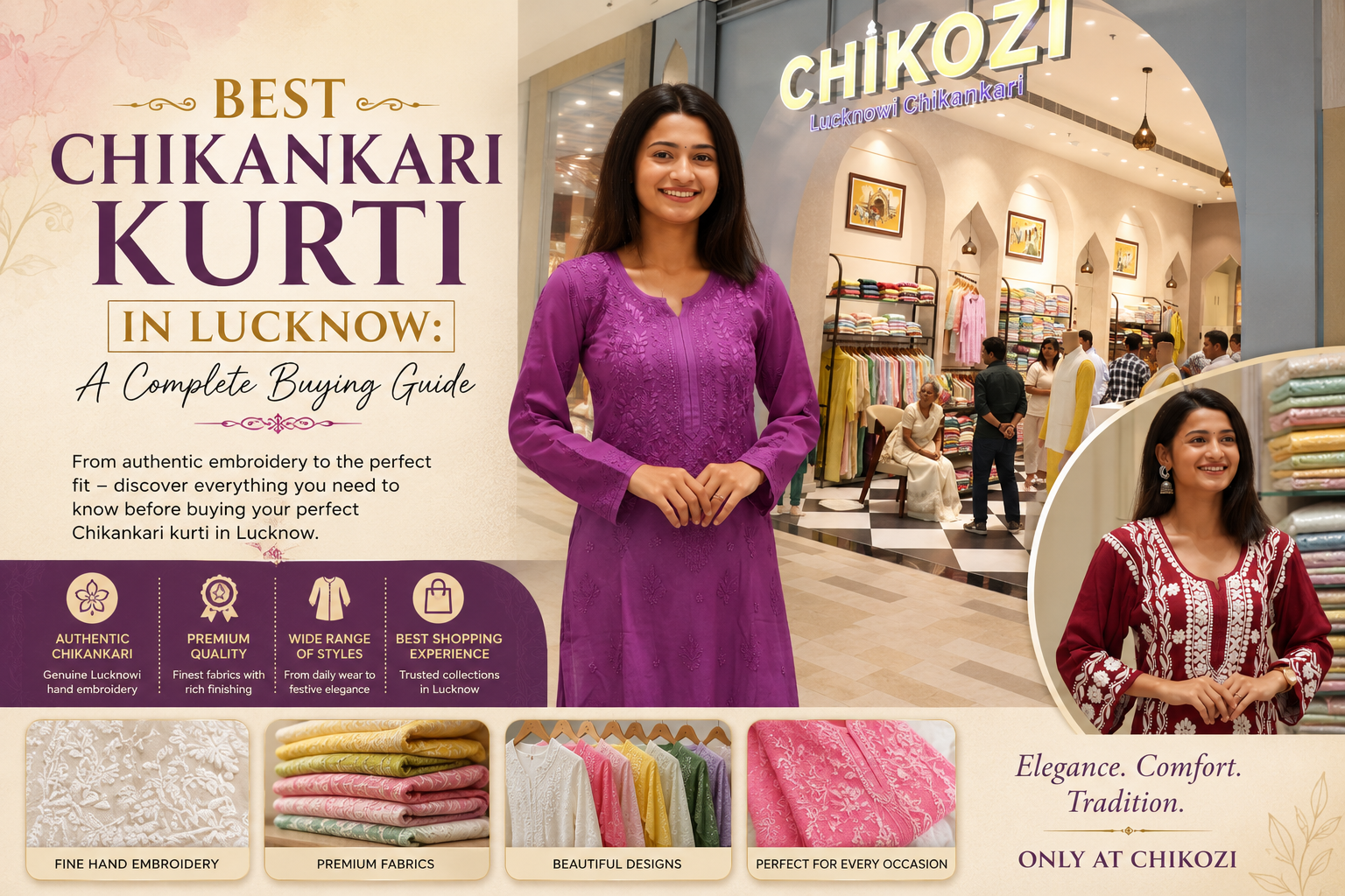 Chikankari Kurti in Lucknow