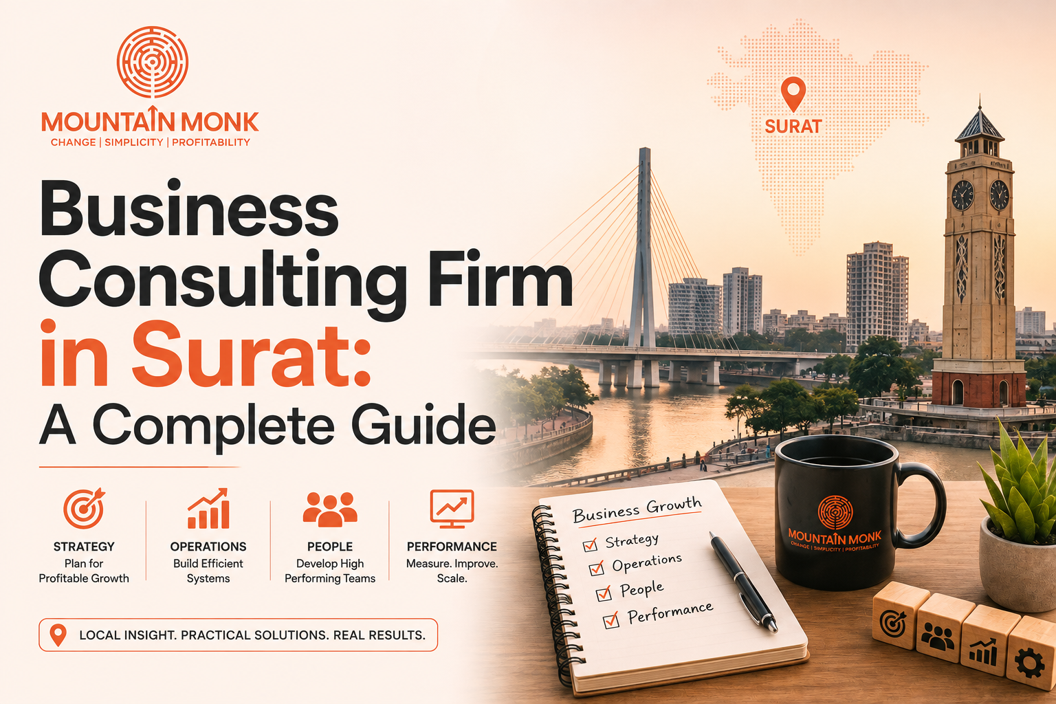 Business consulting firm in Surat advising a manufacturing SME