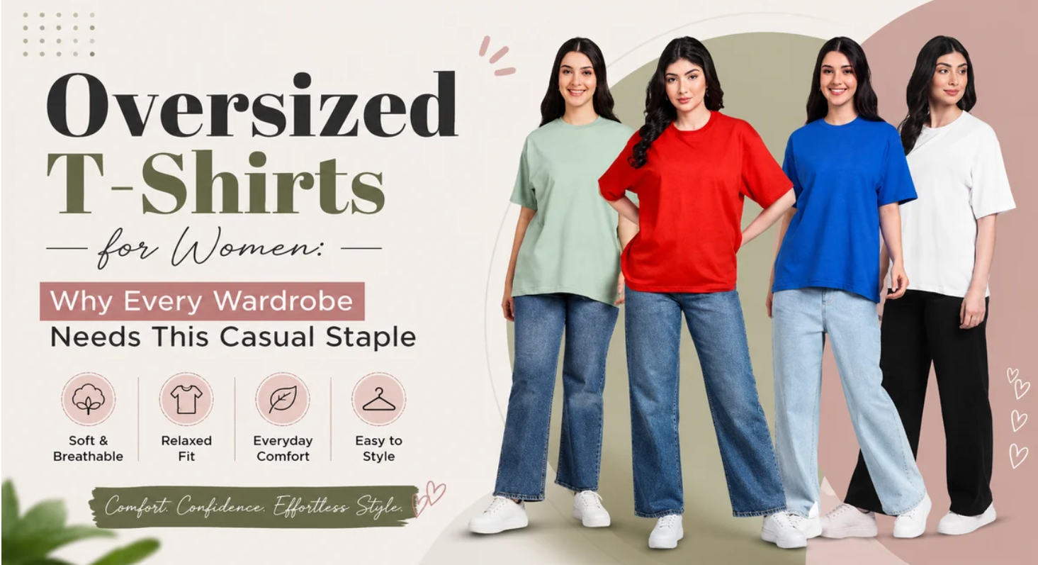 The Trendy Appeal of Oversized T-Shirts for Men: Style and Comfort in One
