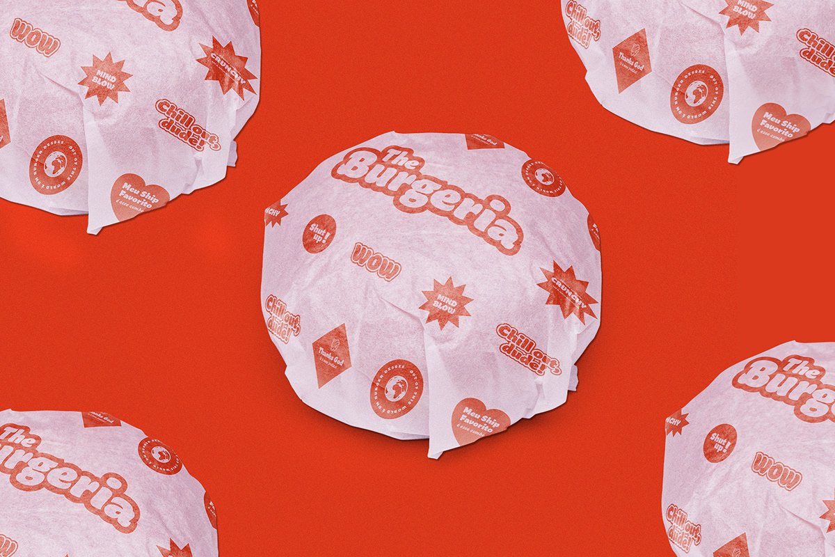 Custom Burger Paper