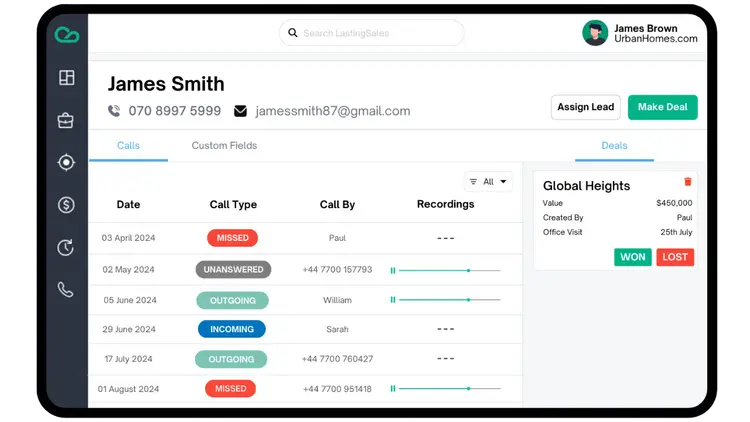 CRM for estate agents