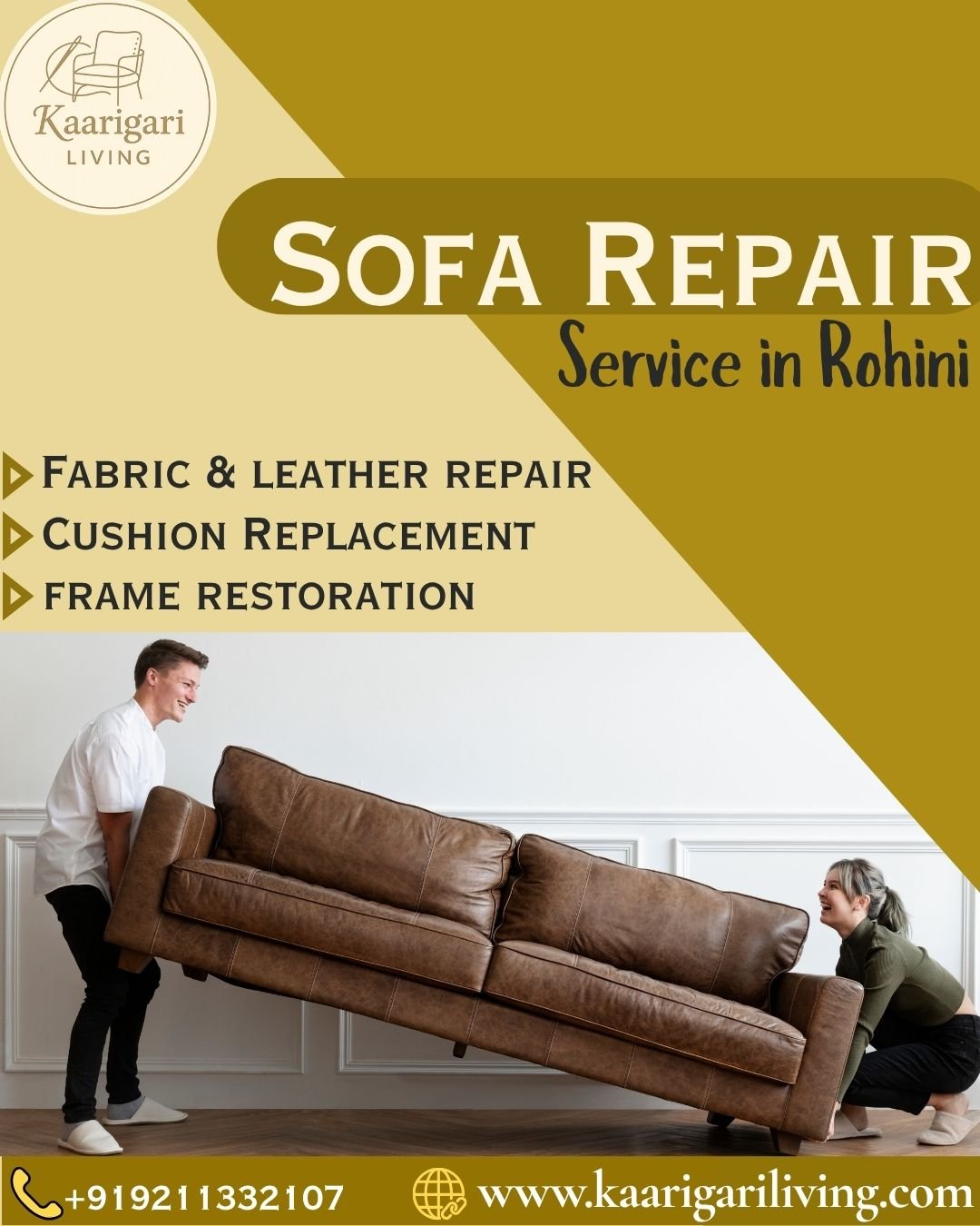 Sofa Repair Service in Rohini